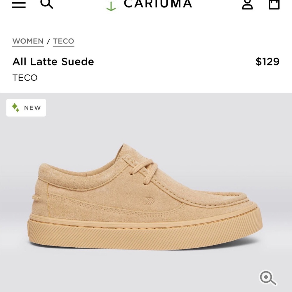 Cariuma Teco Tan Suede Shoes